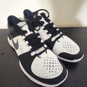 Nike FS Lite Trainer Sneakers (White & Black)